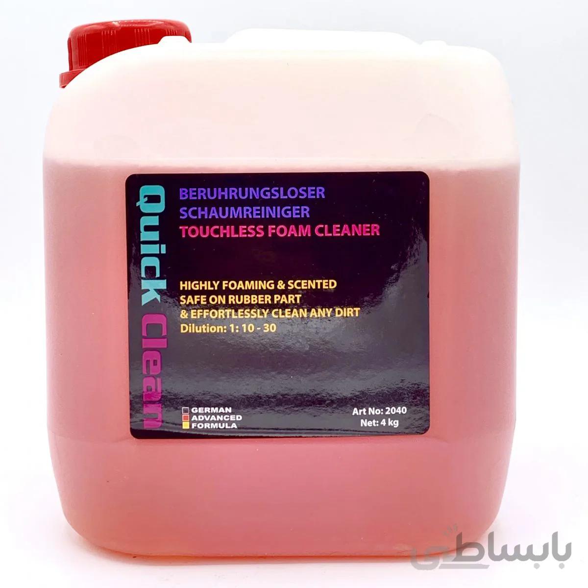 شامپو فوم تاچلس کوييک کلين گالن 4 ليتري Touchless Foam Cleaner Quick clean