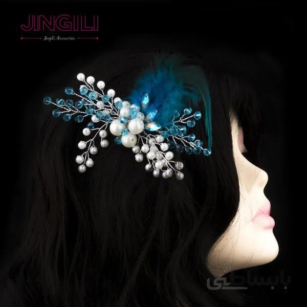 ریسه مو مدل پر آبی کد hsw009