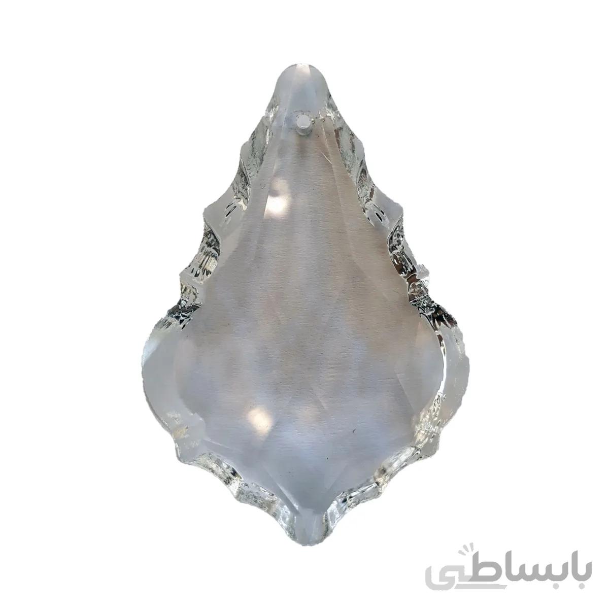 آویز برگی یک رو سفید