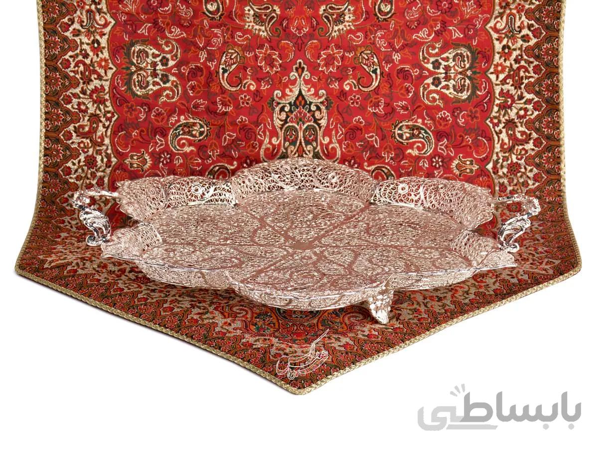 سینی شش قل ملیله کاری