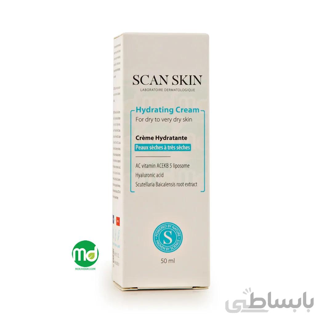 کرم آبرسان و مرطوب کننده پوست خشک و خیلی خشک اسکن اسکین ا Scan Skin Hydrating Cream for Dry to Very Dry Skin