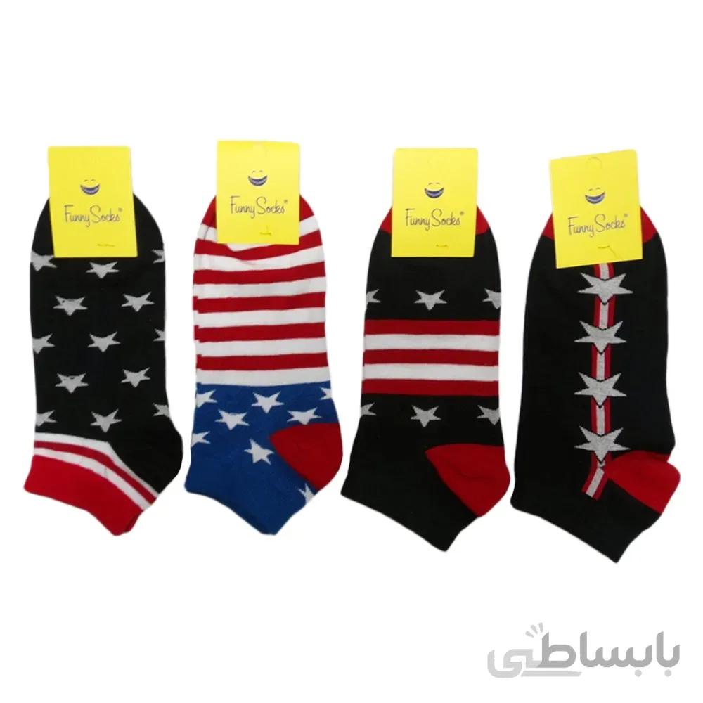 جوراب مچی مردانه Funny Socks کد 619