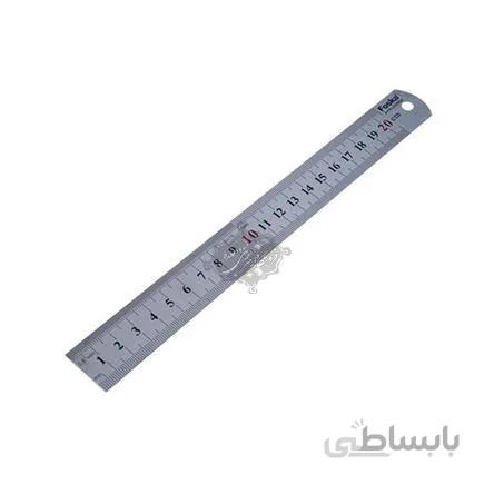 خط کش 20سانت فلزی