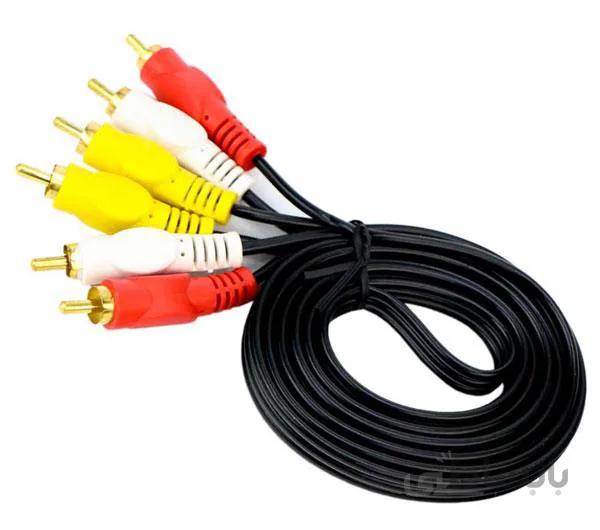 کابل تبدیل 3 به 3 RCA تسکو مدل TC 12 طول 1.5متر