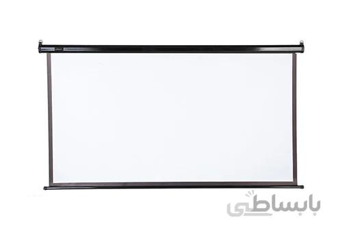 پرده نمایش برقی پروژکتور سلکسون سایز 2.5x2.5 مشکی