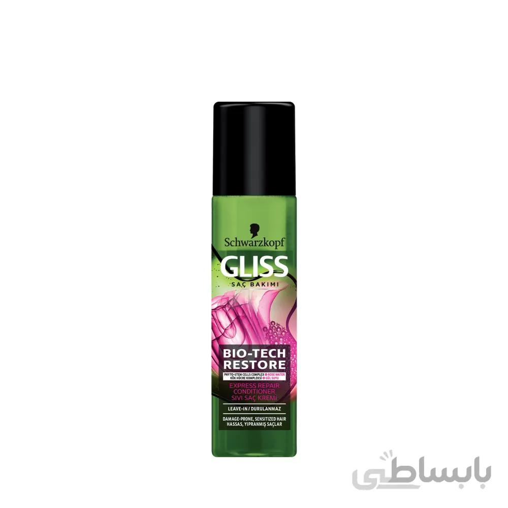 اسپری دو فاز تقویت کننده مو گلیس Gliss ا Gliss Bio Tech Liquid Conditioner 200 ml