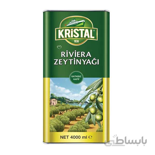 روغن زیتون 4 لیتری کریستال در کارتن 4 عددی ا cristal olive oil 4lit