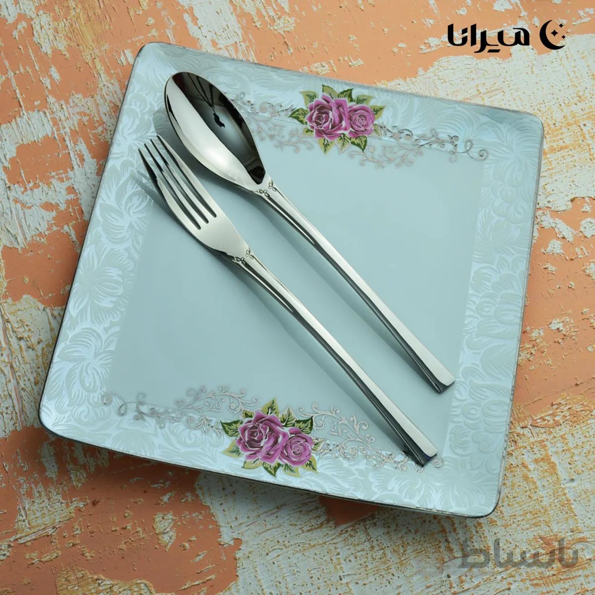سرویس قاشق و چنگال ۲۴ نفره براق سیلور برند رزنتال مدل لیام