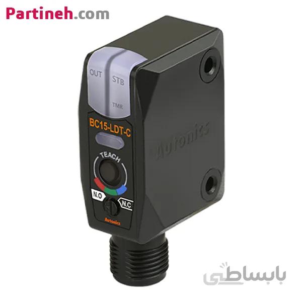 سنسور تشخیص رنگ با کنترلر آتونیکس BC15-LDT-C با فاصله دید 15mm ا Convergent reflective AUTONICS BC15-LDT-C