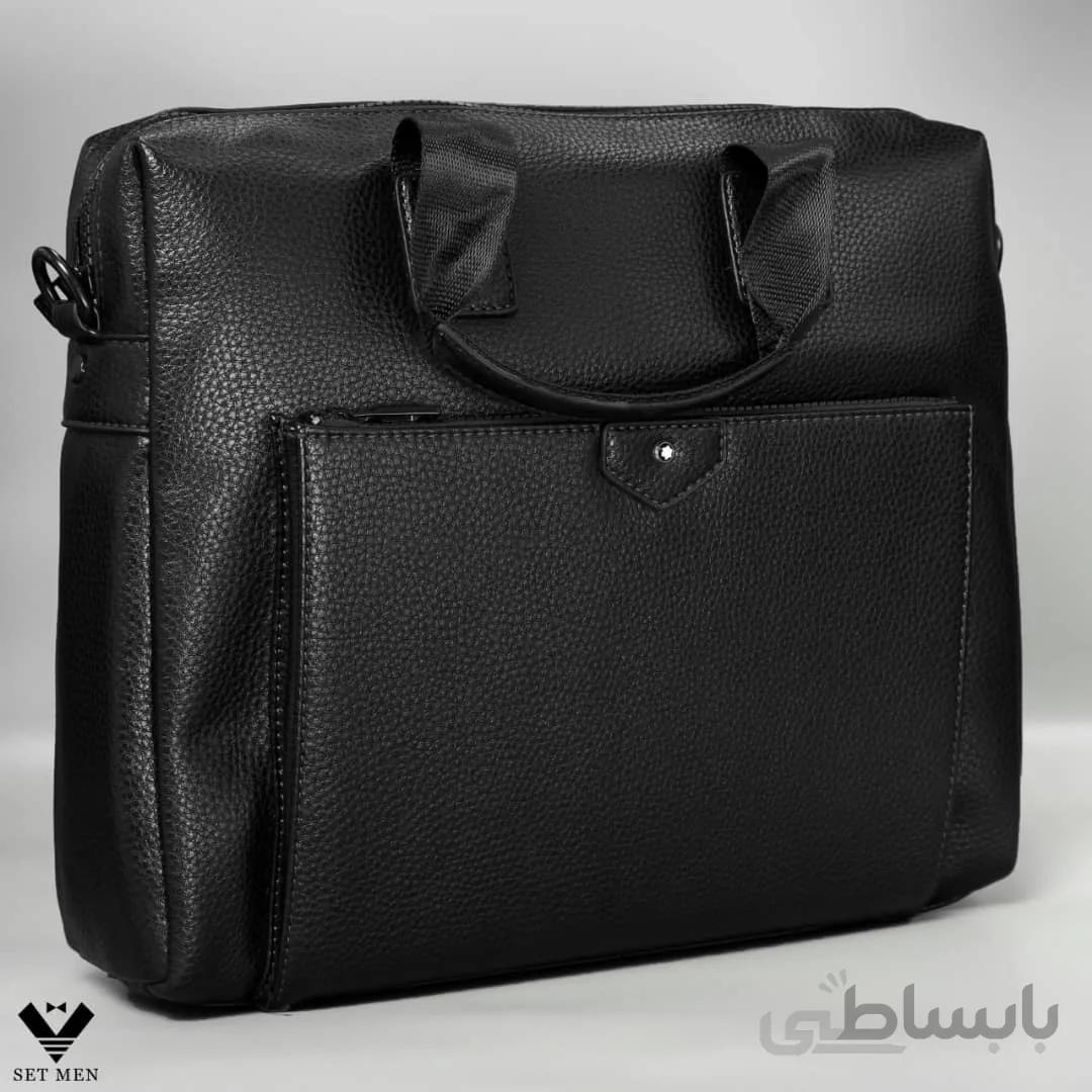 کیف بزرگ دستی Mont blanc چرم bag118