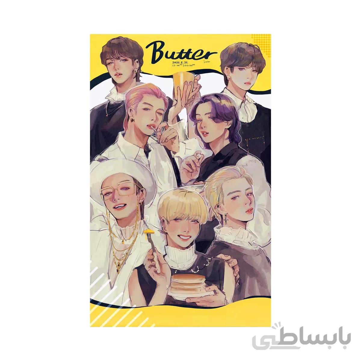 استیکر bts butter کد 11257