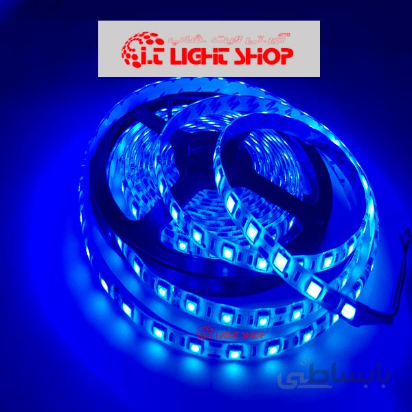 LED نواری 12ولت IP65 5050 ابی