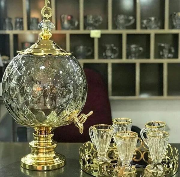 کلمن توپی شیشه ای
