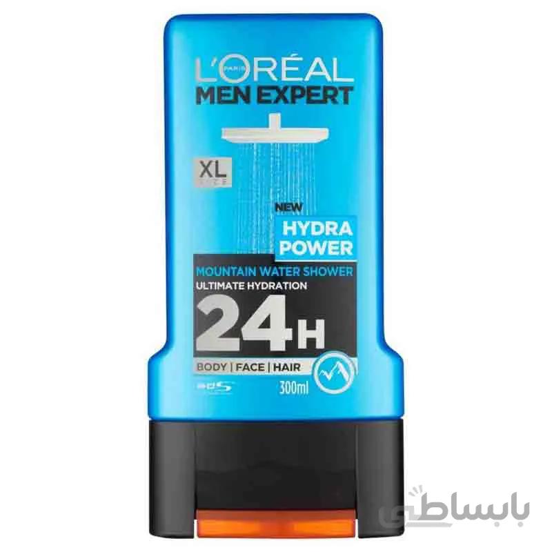شامپو مرطوب کننده سر و بدن مردانه Loreal