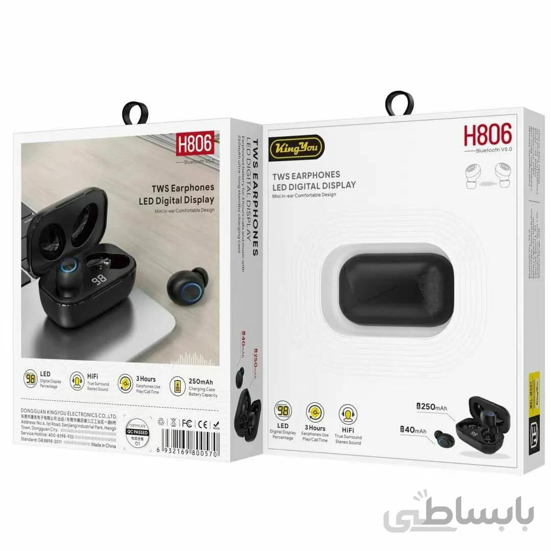 ایرپاد KING YOU مدل H806(اورجینال) ا KING YOU TWS H806 WIRELESS