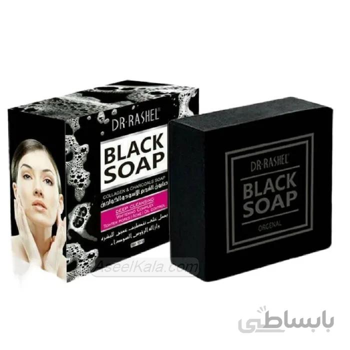 صابون روشن کننده بلک Black دکتر راشل Dr.Rashel وزن 100 میل
