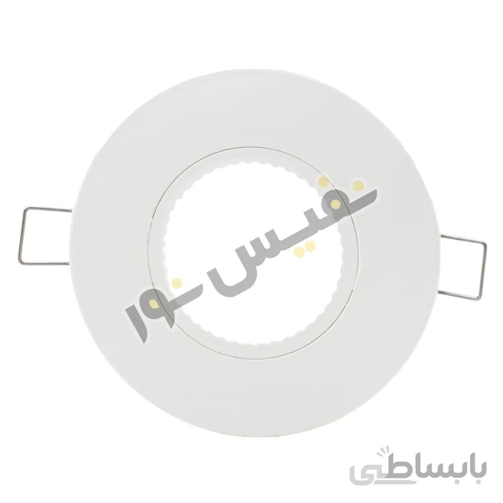 قاب هالوژن ساده abs پلاستیکی 200عدد کد 2008