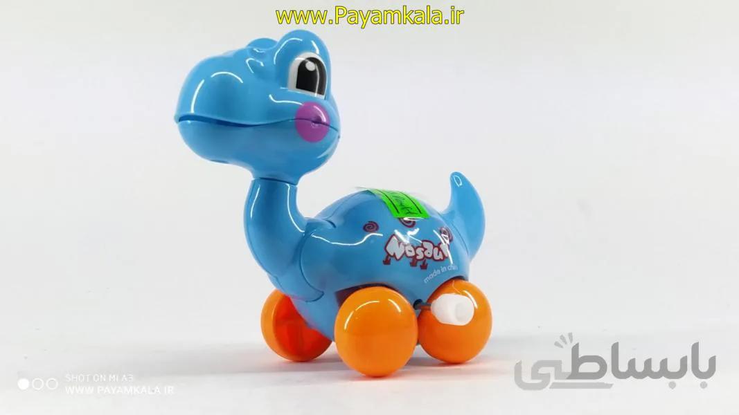اسباب بازی کوکی دایناسور(6618-HAOTONG) آبی