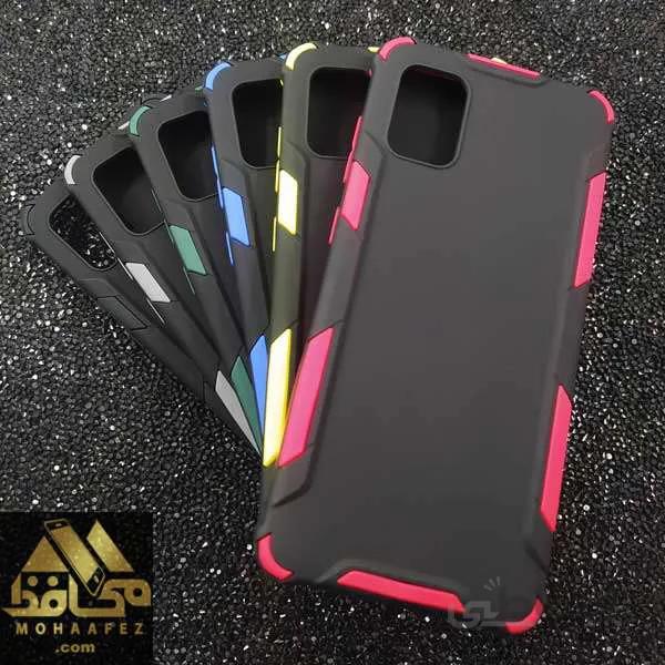 قاب ضد ضربه سامسونگ Galaxy A71 دور رنگی کد SA451