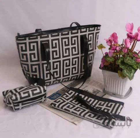 کیف دوشی زنانه مجموعه 3 عددی ا Women's douche bag, 3-piece set