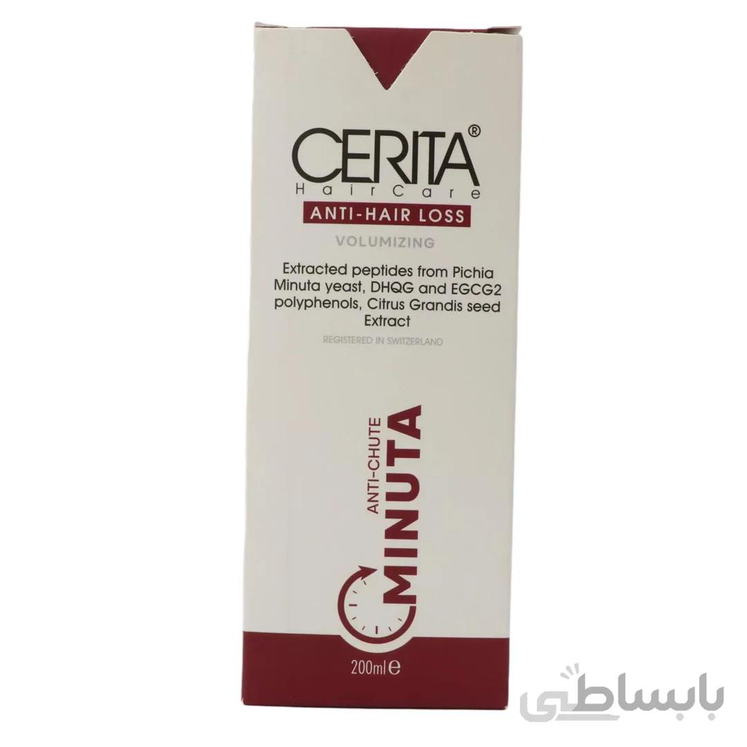 شامپو ضد ریزش مو سریتا مدل مینوتا حجم 200 میلی لیتر ا Serita Minota anti-hair loss shampoo, volume 200 ml
