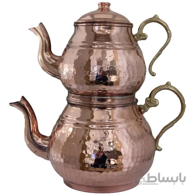 ست کتری و قوری مسی 2.5 لیتری کد C-112