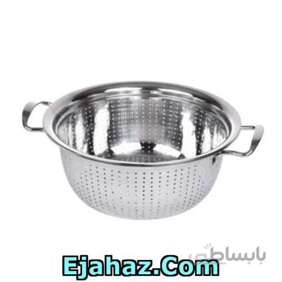 آبکش استیل یونیک دسته دار سایز 34
