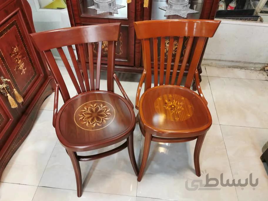 صندلی معرق مدل لهستانی پشت بلند کد ۱۰۲۲۵۷