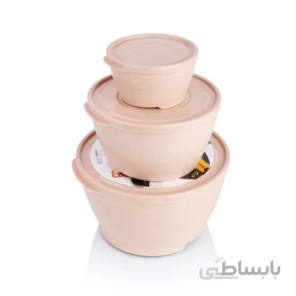 سرویس کاسه گرد درب دار ویولت طوسی