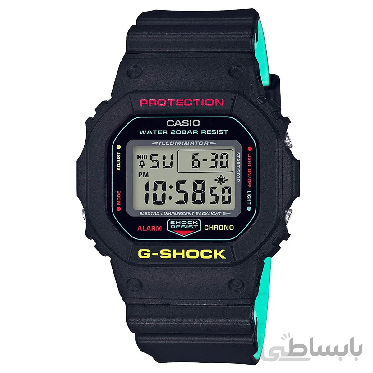 ساعت مچی مردانه کاسیو مجموعه جی شاک مدل DW-5600CMB-1D ا DW-5600CMB-1D