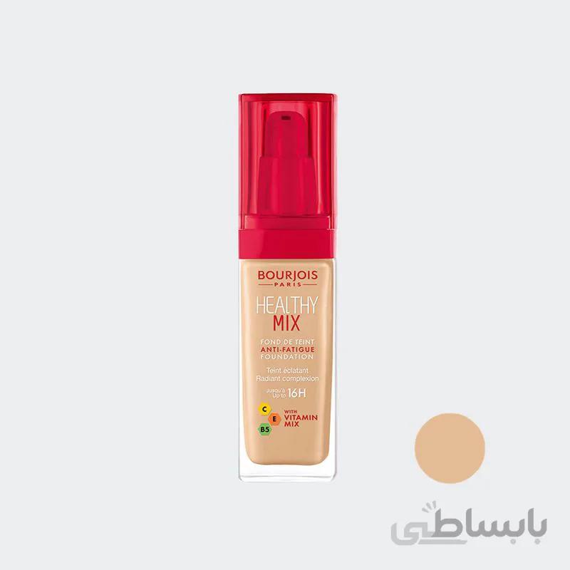 کرم پودر بورژوآ سری Healthy Mix شماره 53 حجم 30 میلی لیتر ا Bourjois Healthy Mix Foundation 53 30ml
