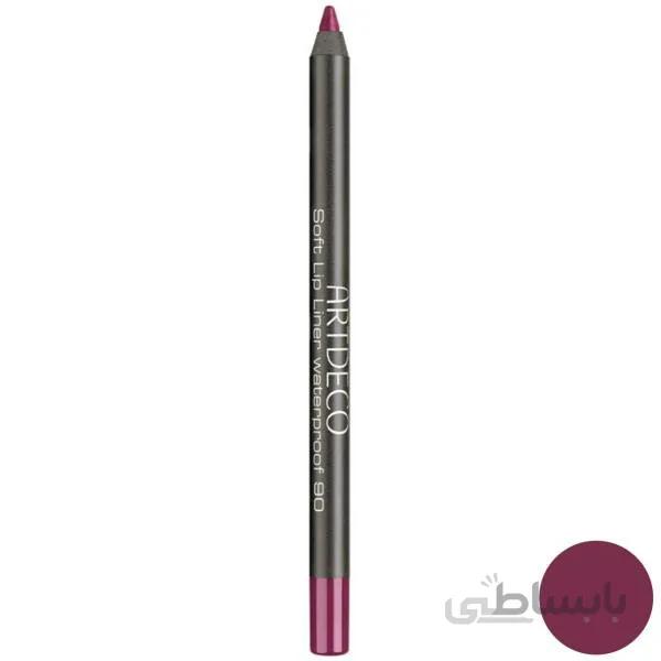 مداد لب آرت دکو مدل Soft Waterproof شماره 90