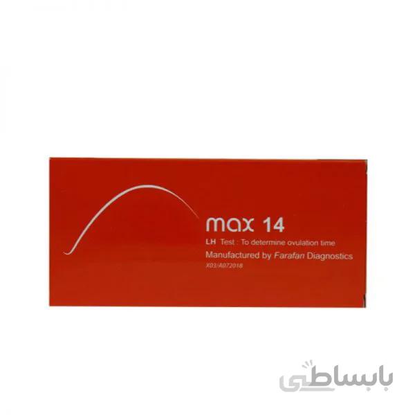 تست تعیین زمان تخمك گذاری مكث ۱۴ ا farafan max 14 lh test