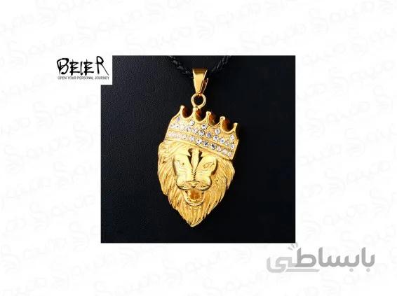 گردنبند مردانه تاج شیر شاه 11912