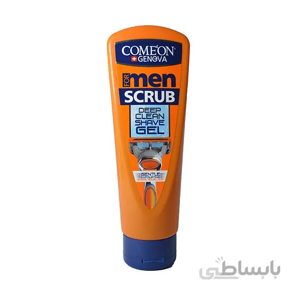 ژل اصلاح مردانه کامان مدل اسکراپ ۲۰۰میلیScrub
