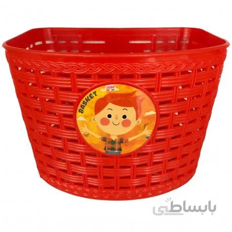 سبد دوچرخه مدل پلاستیکی بزرگ