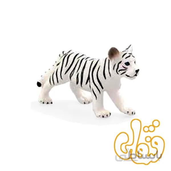 توله ببر سفید ایستاده White Tiger Cub Standing 387014