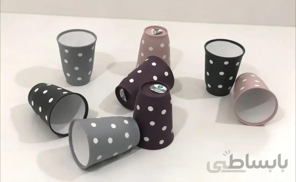 لیوان خالدار پلاستیکی هوبی لایف2280