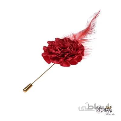 گل کت پارچه ای - مردانه (زرشکی)