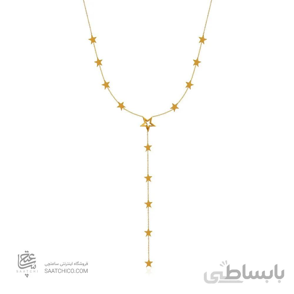 گردنبند چوکر طلا با آویز کد LN843