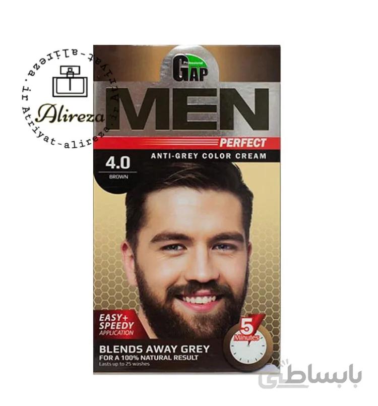 کیت رنگ مو مردانه گپ شماره 4.0 ا gap