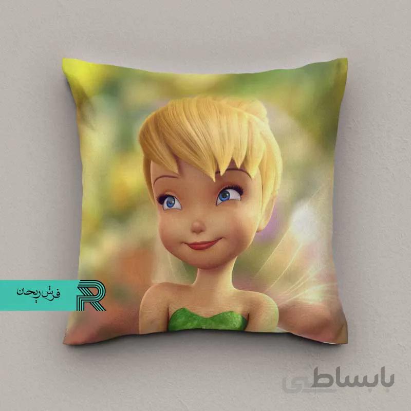 کوسن مخمل طرح تینکر بل