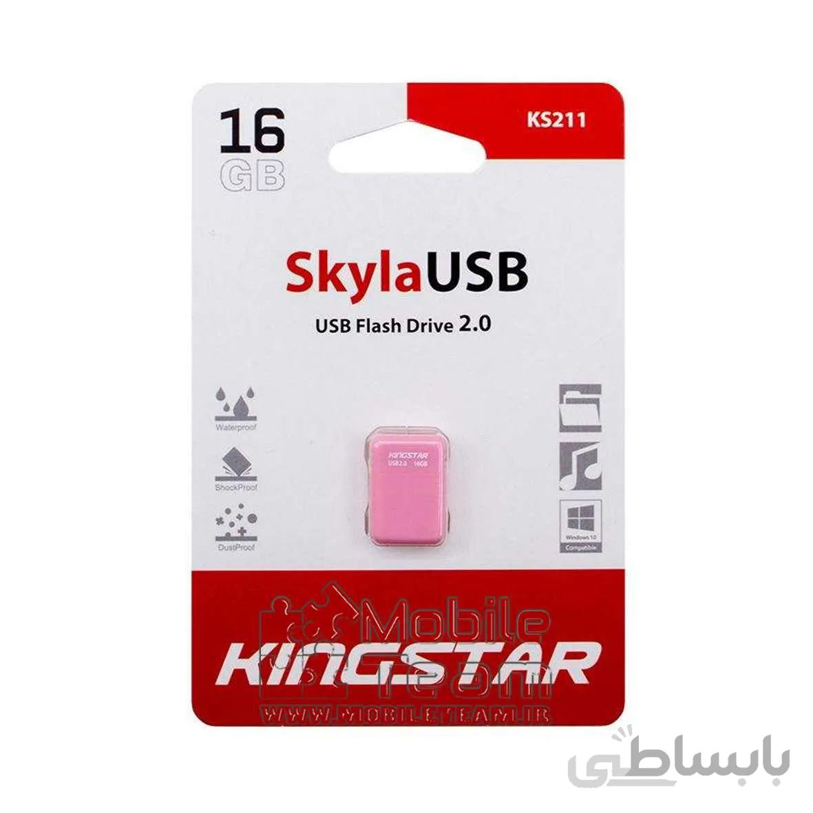 فلش کینگ استار مدل Kingstar USB2 K211 ظرفیت 16 گیگابایت ا Kingstar K211 King Star Flash