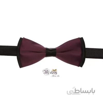 پاپیون سری نینو - بچگانه (بنفش تیره مات و سیاه)