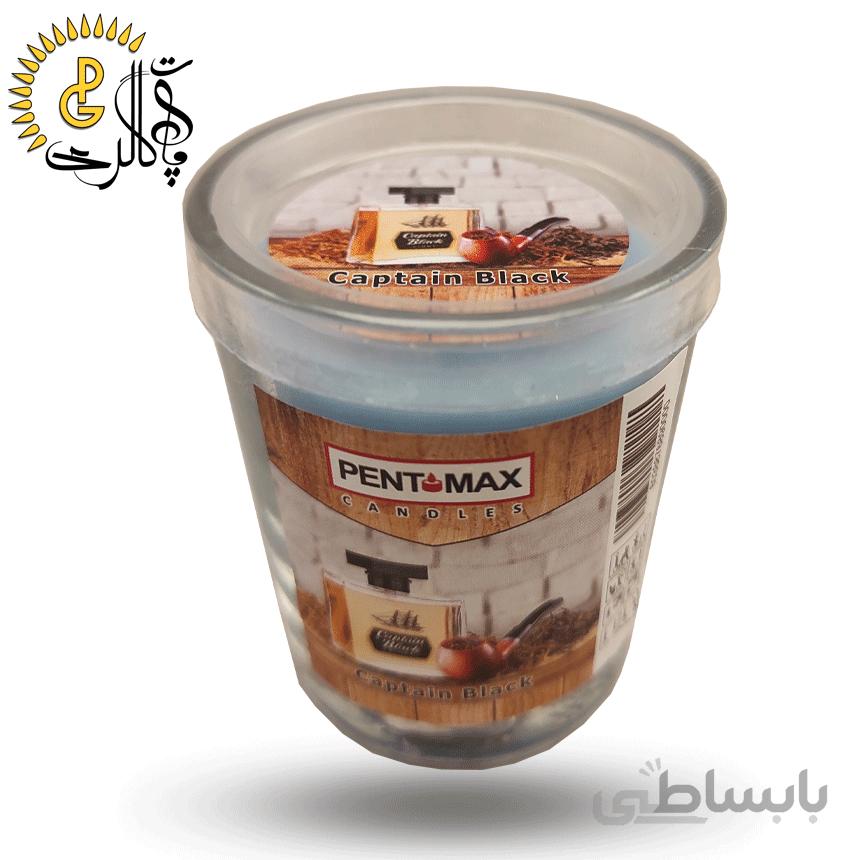 شمع لیوانی معطر مدل CAPTAIN BLACK کد 0116