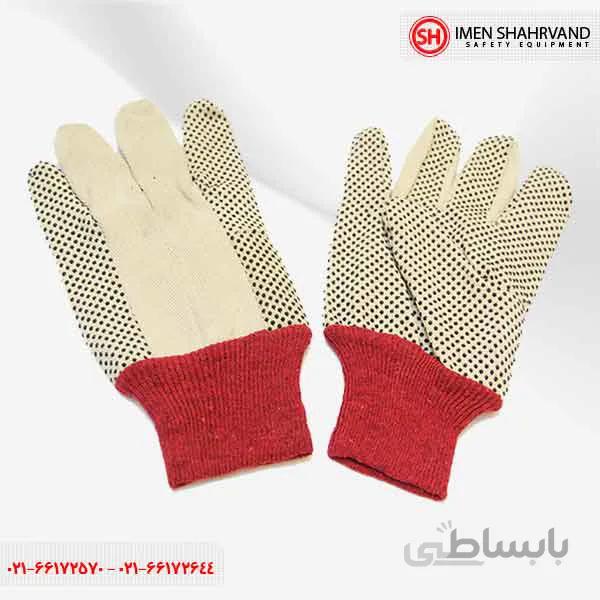 دستکش ایمنی خالدار پاکستانی