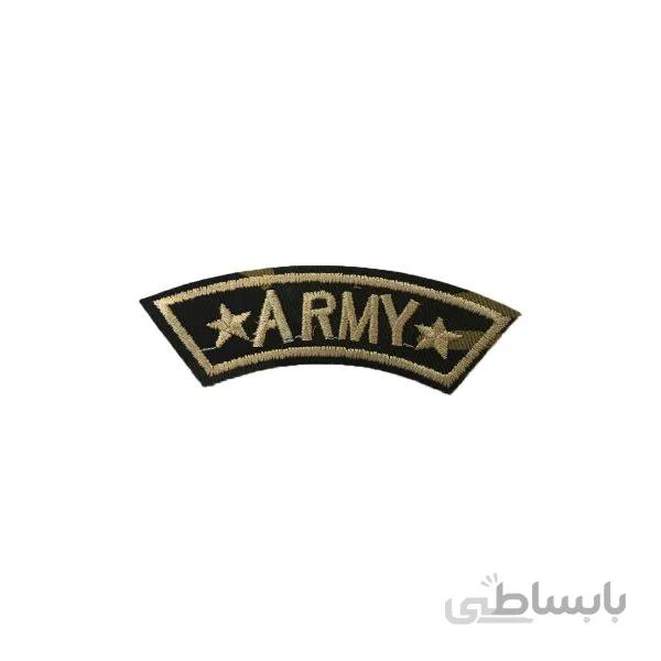 اتیکت لباسی طرح ارتشی کد 1435E