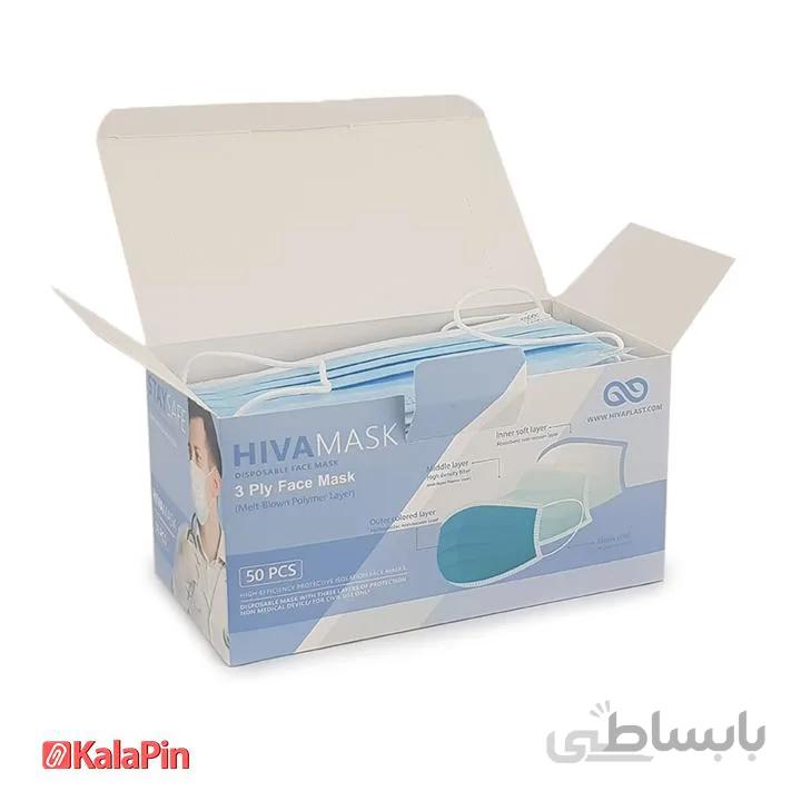 ماسک سه لایه یکبار مصرف