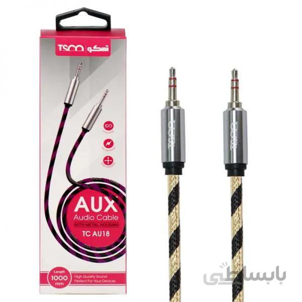 کابل کنفی TSCO TC AU18 AUX 1m ا TSCO TC AU18 AUX 1m Audio Cable