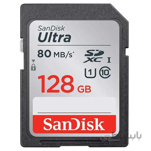 کارت حافظه سندیسک مدل SanDisk 128GB Ultra SDXC UHS-I 80MB/s